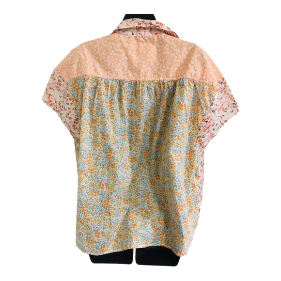 American eagle outfitters paisley multi vintage look relaxed fit button size M - Picture 11 of 13